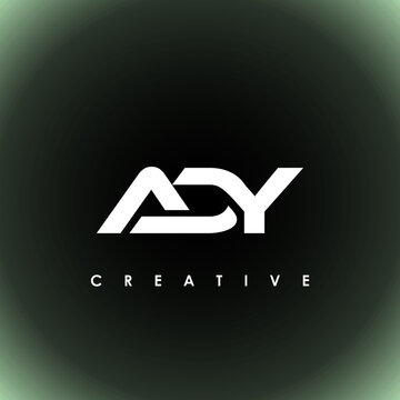 ADY Letter Initial Logo Design Template Vector Illustration