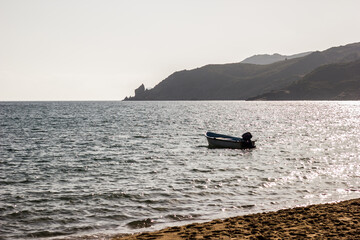 Fishing boat on the sea of Annaba - Algeria