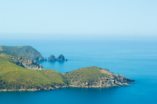 A gorgeous view of a the algerian coast and the huge 2 brothers rocks ( Seraidi - Annaba )