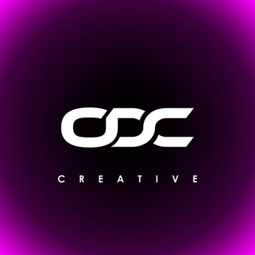 ODC Letter Initial Logo Design Template Vector Illustration