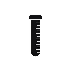 Test tube related glyph icon