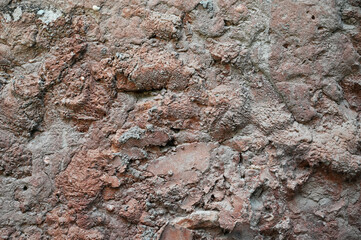 Old dirty wall close up. Grunge abstract photo background.  Beautiful stone texture pattern.