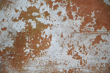 Old dirty wall close up. Grunge abstract photo background.  Beautiful stone texture pattern.
