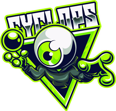 cyclops gaming esport mascot logo