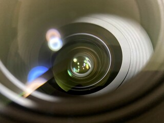 綺麗なカメラのレンズ