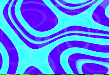 3d illustration of aqua and purple abstract background.