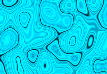 Fototapeta na wymiar 3d illustration of aqua colored abstract shape background.
