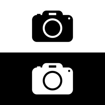 Icon camera, vector illustration