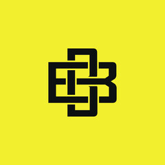 monogram logo of letter bb