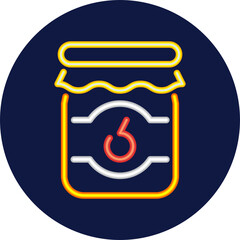 jam neon icon
