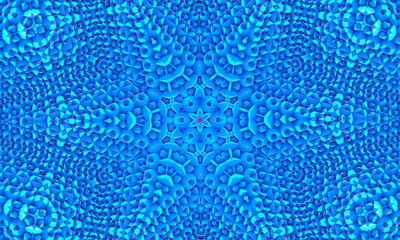 Blue White Polygonal Mosaic Background, kaleidoscope wallpaper. Creative Business Design Templates