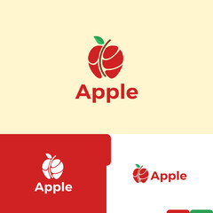 Obraz premium apple logo vector for brand identity