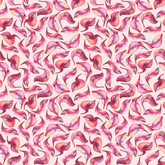 Obraz premium Seamless pattern with autumn leaves