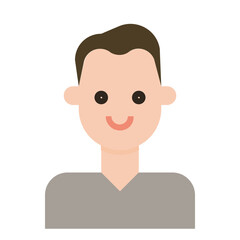 man flat icon
