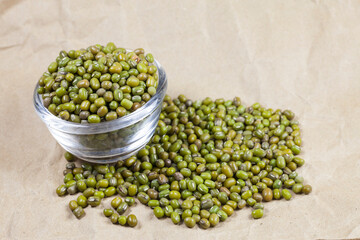 Mung beans in bowl.