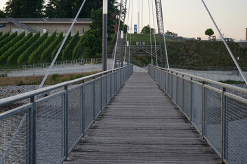 Fototapeta na wymiar Die Seebrücke im Lausitzer Seenland