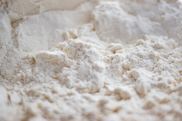 Fototapeta na wymiar poured flour texture