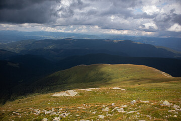 Fototapeta premium view on mountains