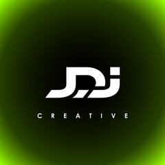 JDI Letter Initial Logo Design Template Vector Illustration