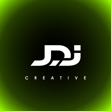 JDI Letter Initial Logo Design Template Vector Illustration