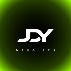 JDY Letter Initial Logo Design Template Vector Illustration