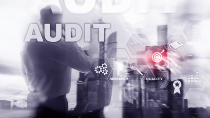 Audit business and finance concept. Analysis Annual Financial Statements, Analyze return on...