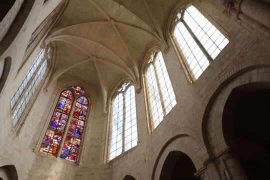L'eglise Saint Jean de Montierneuf, ville de Poitiers, departement de la Vienne, France