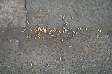 Bullets on the Street. Milano, Italy