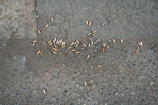 Bullets on the Street. Milano, Italy