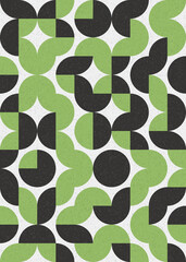 Abstract Geometric Pattern generative computational art illustration