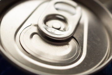 recycle aluminum metal crushed can waste background