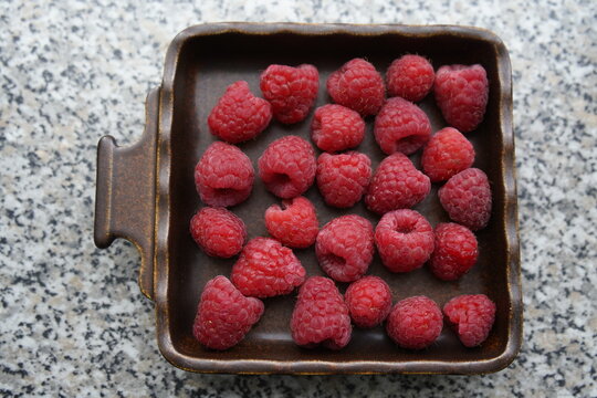 Rubus idaeus (Red Raspberry; occasionally as European Raspberry, Framboise, or simply Raspberry. Rosaceae family