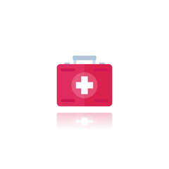 First aid kit vector icon