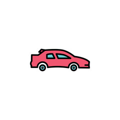 modern travel car transport icon vector