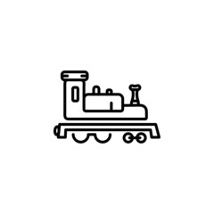 Travel locomotive transportation icon vector