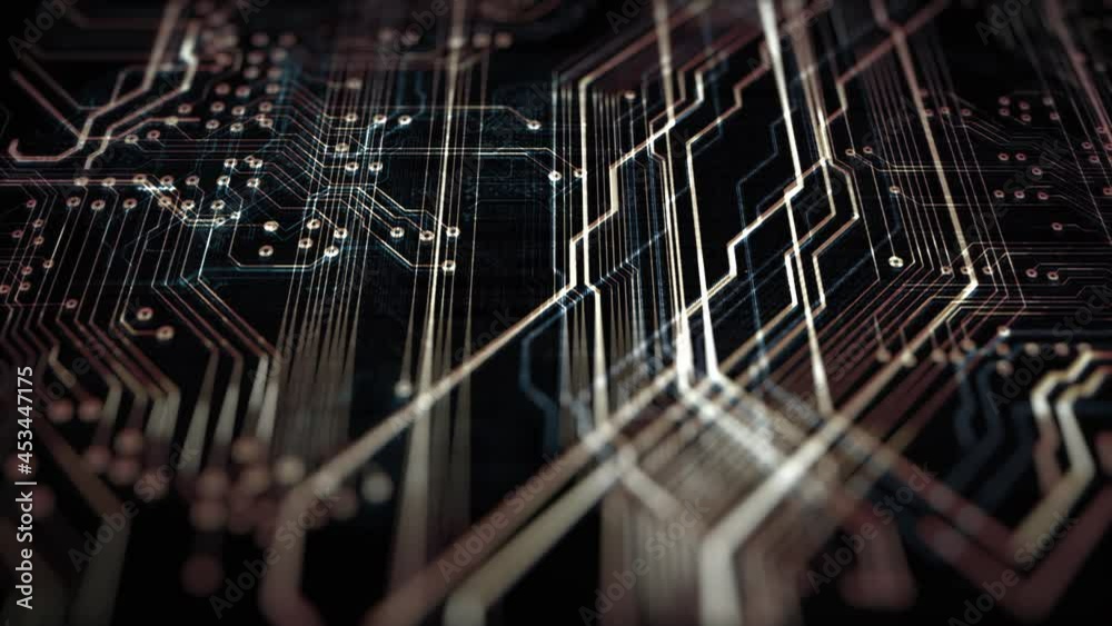Poster technology background/technology background of the abstract computer motherboard, can be used in the