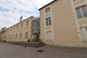 Le conservatoire de Poitiers, vue de l'exterieur, ville de Poitiers, departement de la Vienne, France