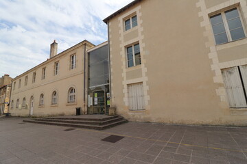 Le conservatoire de Poitiers, vue de l'exterieur, ville de Poitiers, departement de la Vienne, France