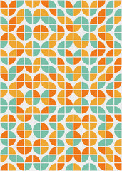Abstract Geometric Pattern generative computational art illustration