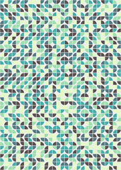 Abstract Geometric Pattern generative computational art illustration