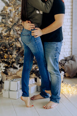 couple in jeans