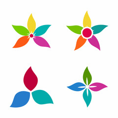 Leaf icon Vector Illustration design Logo template