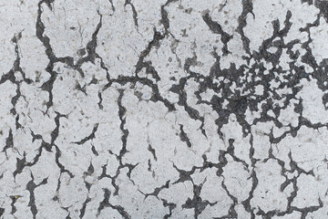 Broken concrete road texture for abstract artistic shapes background