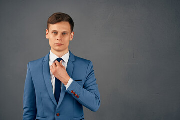 man in suit work office official manager