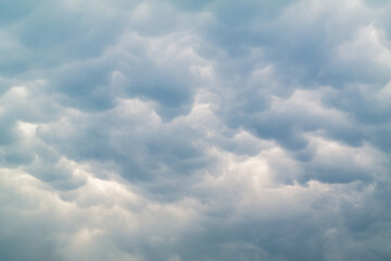 A dramatic gray cloud that looks like it's going to rain.