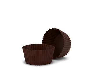 Blank cupcake silicon form