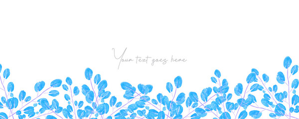 Abstract background with floral swirls watercolor