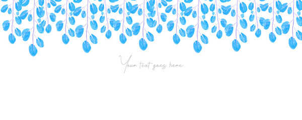 Abstract background with floral swirls watercolor