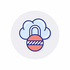 Data Security icon in vector. Logotype