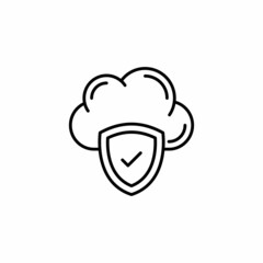 Data Safety icon in vector. Logotype
